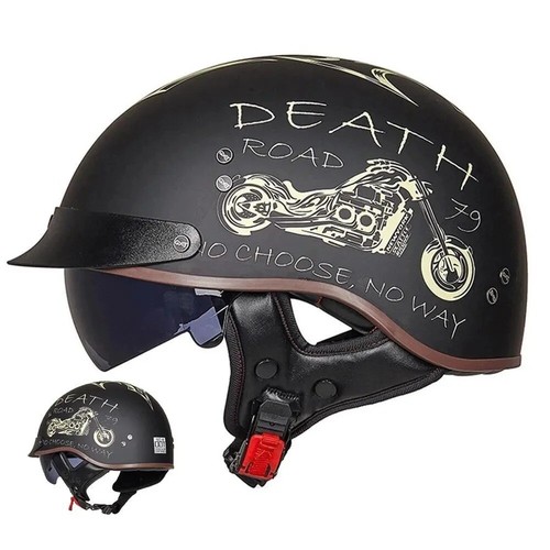 Motorradhelm classic retro - motorradhelm,